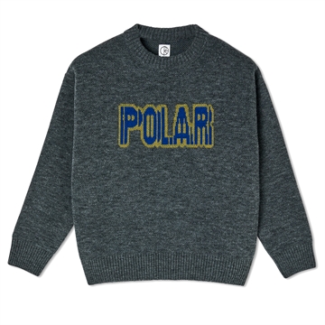 Polar Skate Co. Knit Sweater Earthquake Grey